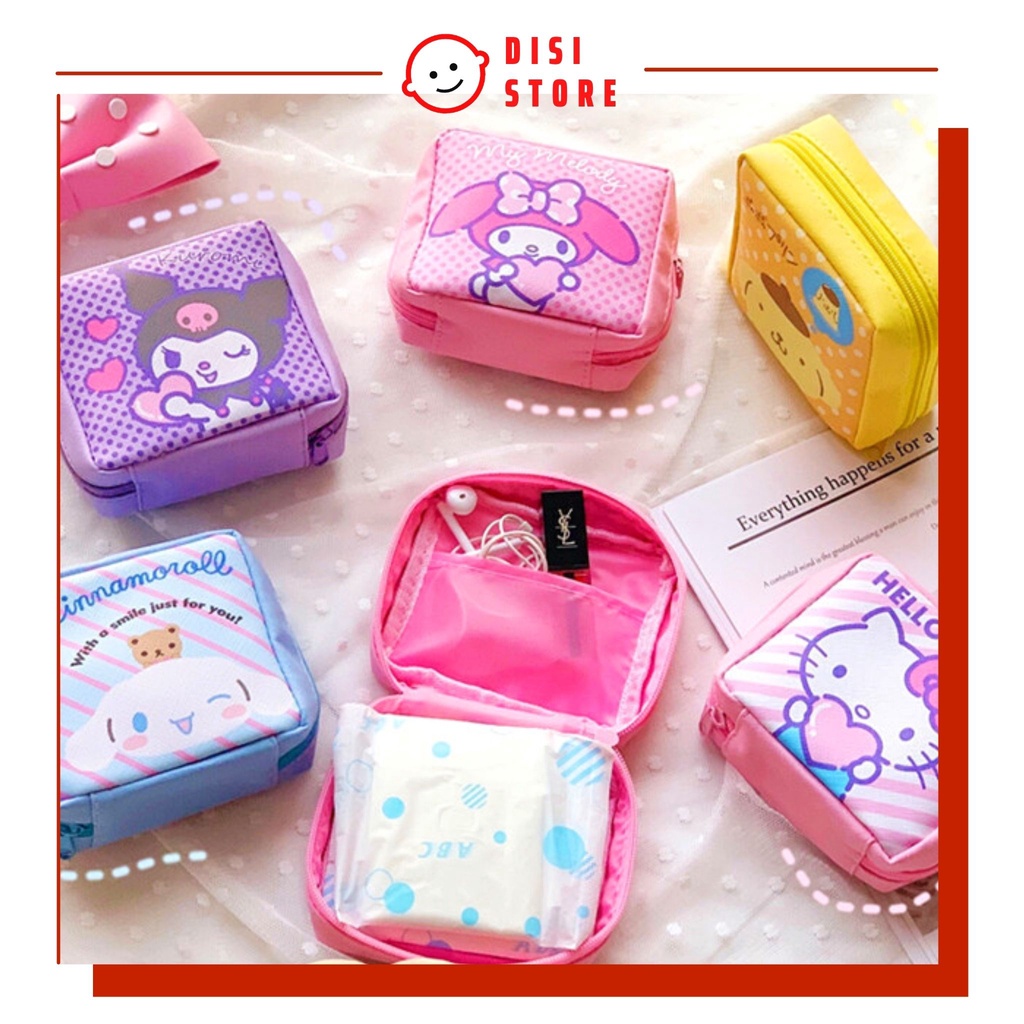 Bóp/ Ví/ Túi Đựng Đồ Dùng Cá Nhân Hello Kitty / Melody - DISI