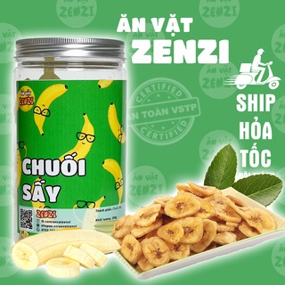 Chuối sấy giòn 300g Zenzi đồ ăn vặt Sài Gòn