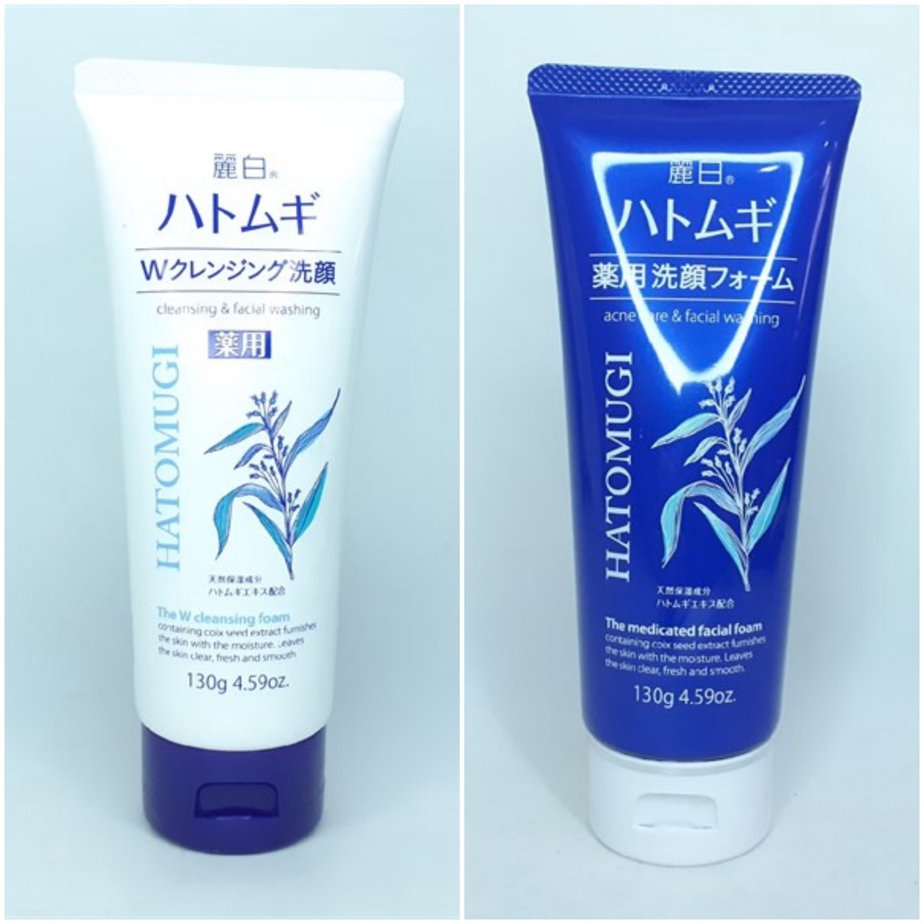 Sữa rừa mặt Hatomugi Cleansign & Facial Washing 130g