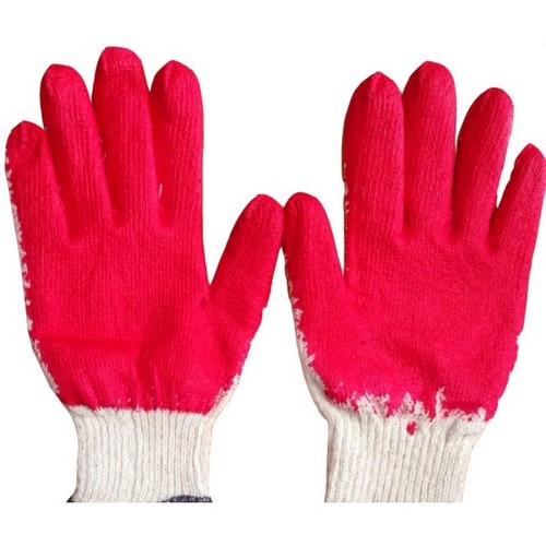 Găng tay phủ cao su 40g ( 1 đôi ) - an toàn bảo hộ lao động - Chống trơn trợt ma sát tốt