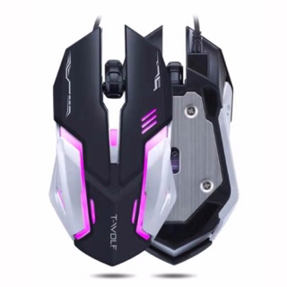 Chuột máy tính có dây, mouse chuyên game T-WOLF V5 led