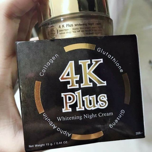 Kem dưỡng trắng da 4k plus thái lan