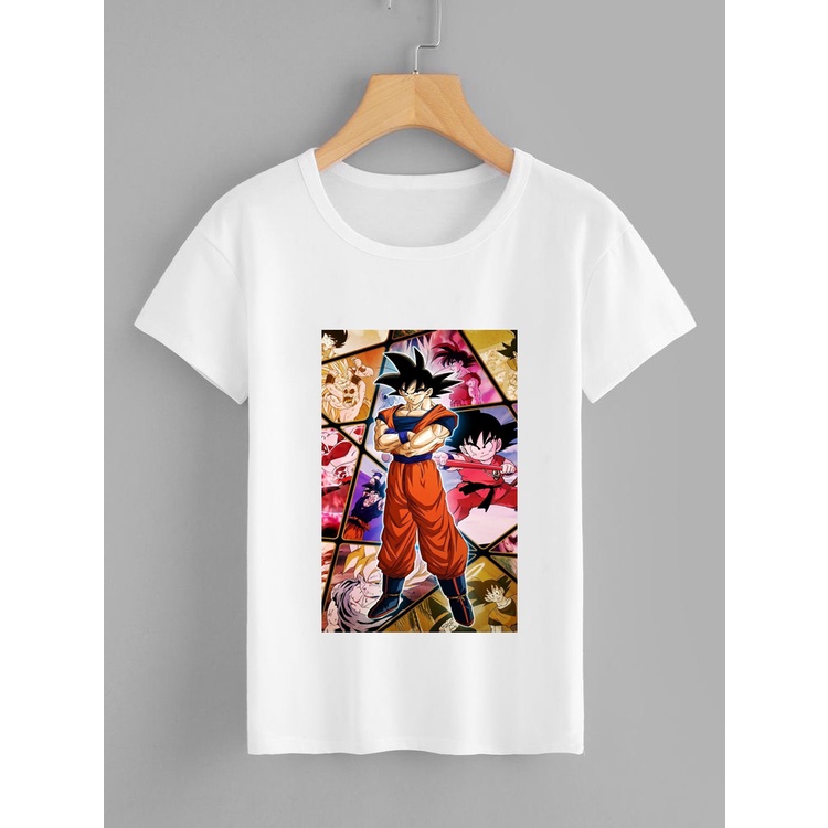 Áo thun gia đình bé trai songoku dragonball giá rẻ thun cotton 4 chiều siêu dễ thương