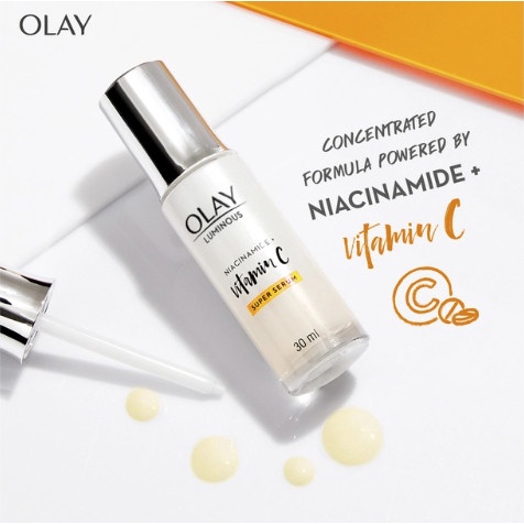 Tinh Chất Dưỡng Da Làm Sáng Đều Màu Da Olay Luminous Niacinamide Super Serum, 30ml