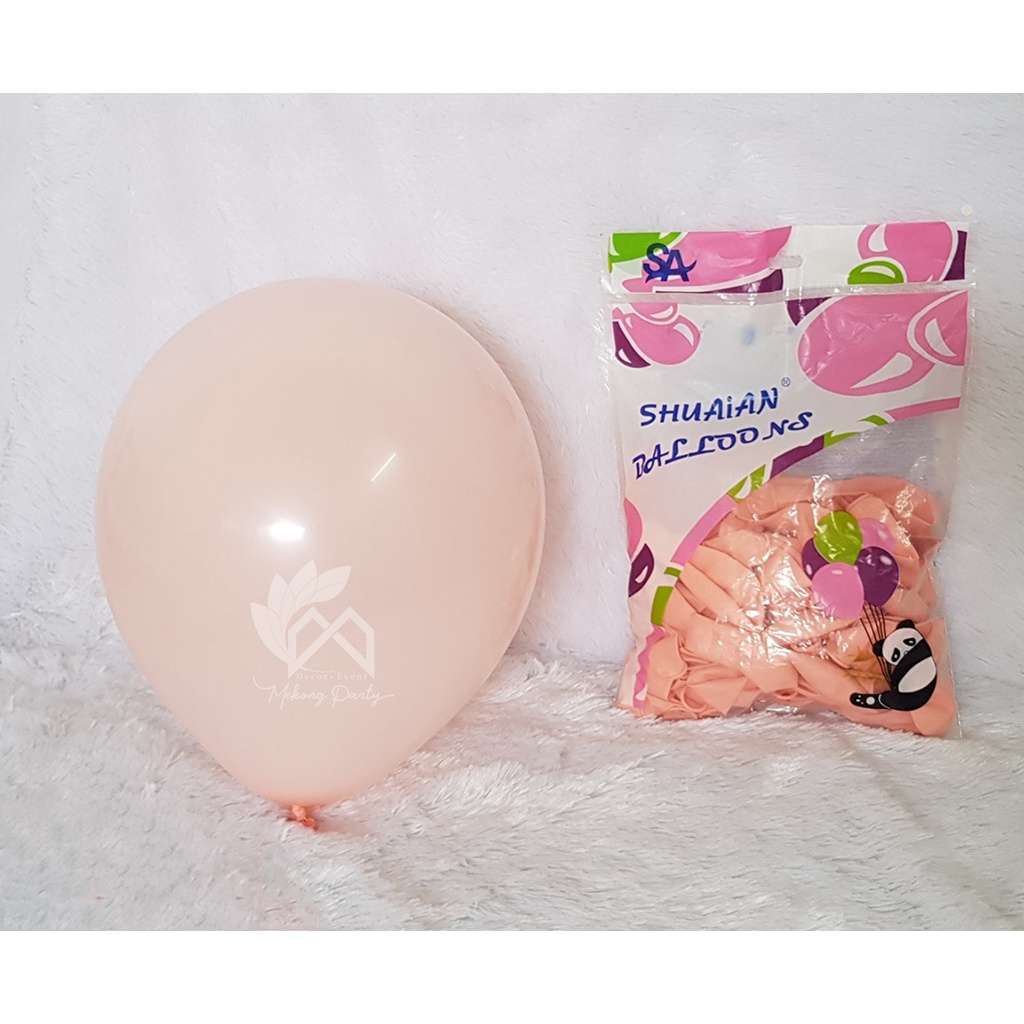 Combo Set Trang Trí Sinh Nhật tone màu hồng trắng dễ thương cho bé gái