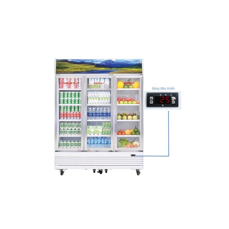Tủ mát đứng Sanaky VH-1520HP3 1300 lít 3 cánh