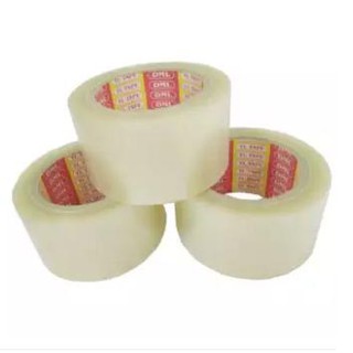 Combo 3 cuộn Băng keo dán thùng loại 100 Yard đủ (cân nặng 600g)