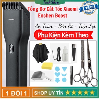 Tông Đơ Cắt Tóc Xiaomi Enchen Boost Hàng Chính Hãng - Kèm Kéo Cắt Tỉa,Lấy Ráy Tai Và Nhiều Phụ Kiện [Bảo Hành 2 Năm]