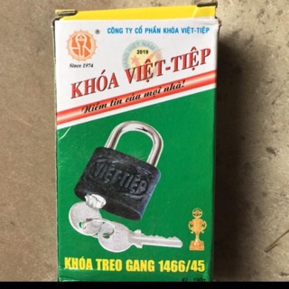 Khoá Việt Tiệp gang 1466/45 CẦU 7 không bấm ( hàng chính hãng )