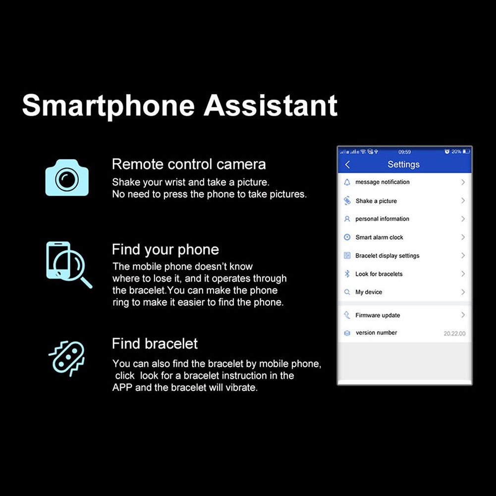 Vòng đeo tay thông minh tích hợp nhiều chế độ theo dõi sức khỏe đa năng tiện lợi chất lượng cao