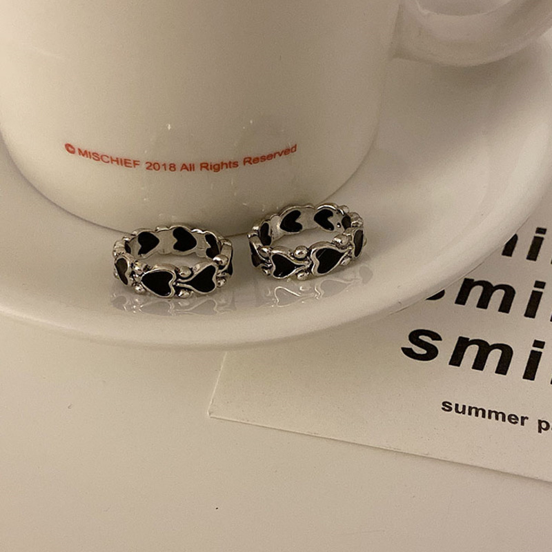 Nhẫn Hình Trái Tim Phong Cách Thời Trang Hàn Quốc 22852