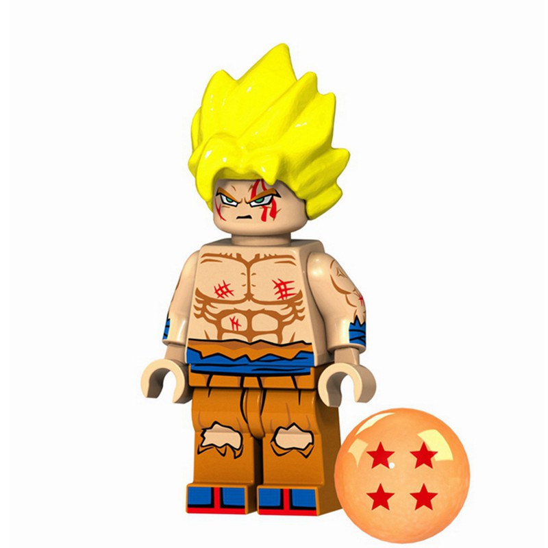 Mô Hình Nhân Vật Goku Vegeta Chichi KT1011 Trong Dragon Ball