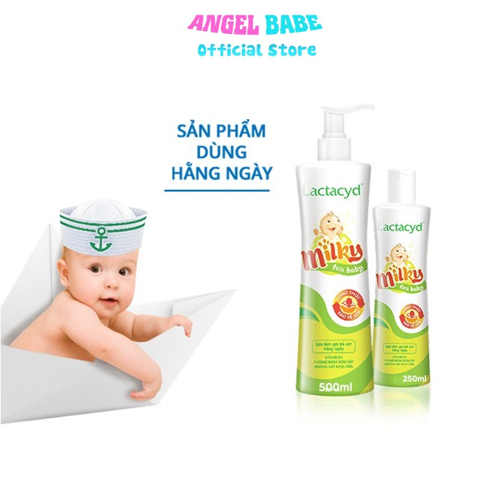 Sữa tắm gội Lactacyd 250ml giúp phòng rôm sảy, mẩn đỏ cho trẻ