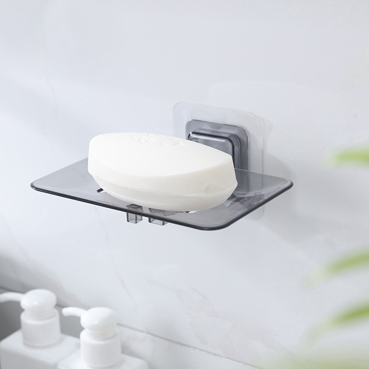 Bathroom Shower Soap Dishes Drain, Sponge Holder, Wall Mounted Bathroom Organizer Storage