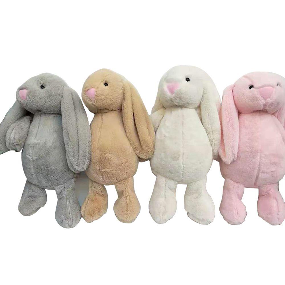Búp Bê Hình Thỏ Tai Dài Màu Cầu Vồng Dễ Thương