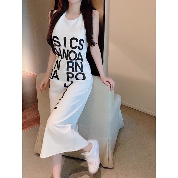 Váy Suông ASIS 3 Lỗ Dáng Dài From Rộng Chất Cotton