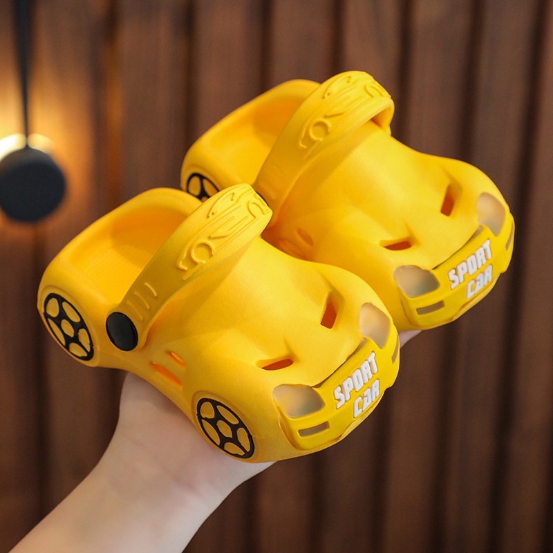 🔥giày phát sáng🔥Dép ô tô dạ quang chống thấm nước trẻ em dép dạ quang led độc đáo dép đi học thời trang trung thu Pine203