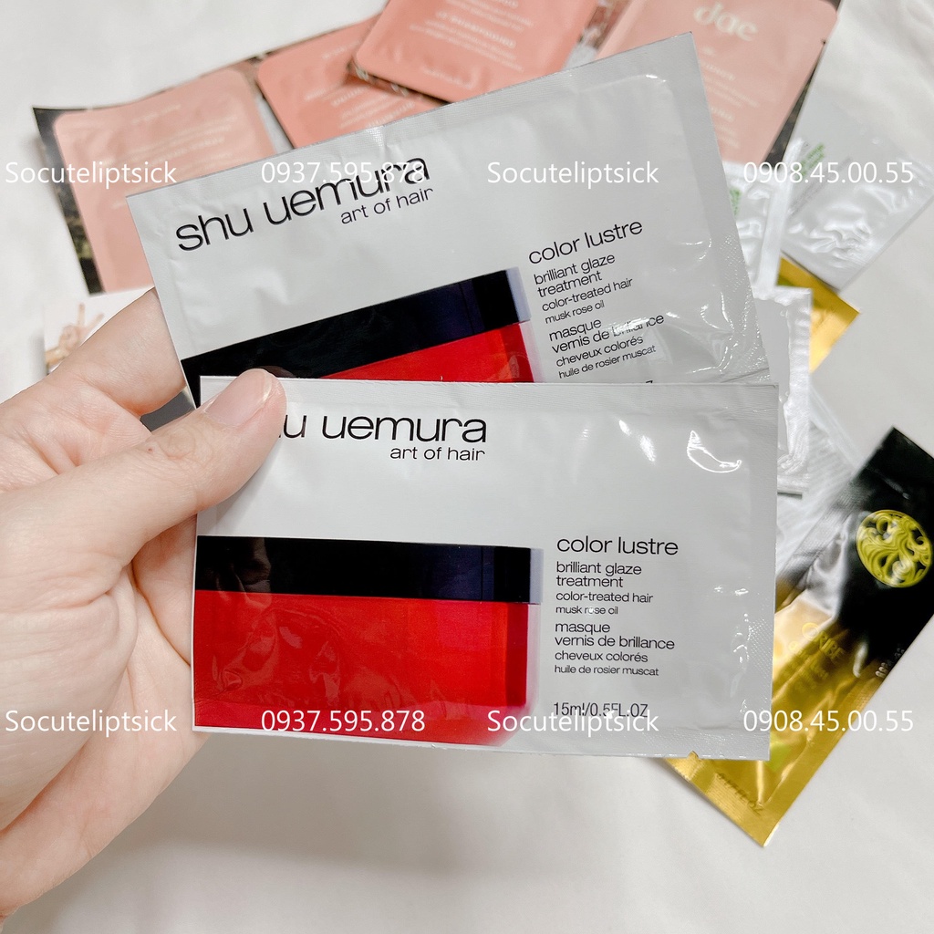 Sample 15ml - Mặt nạ tóc Shu Uemura Art of Hair Color Lustre Masque