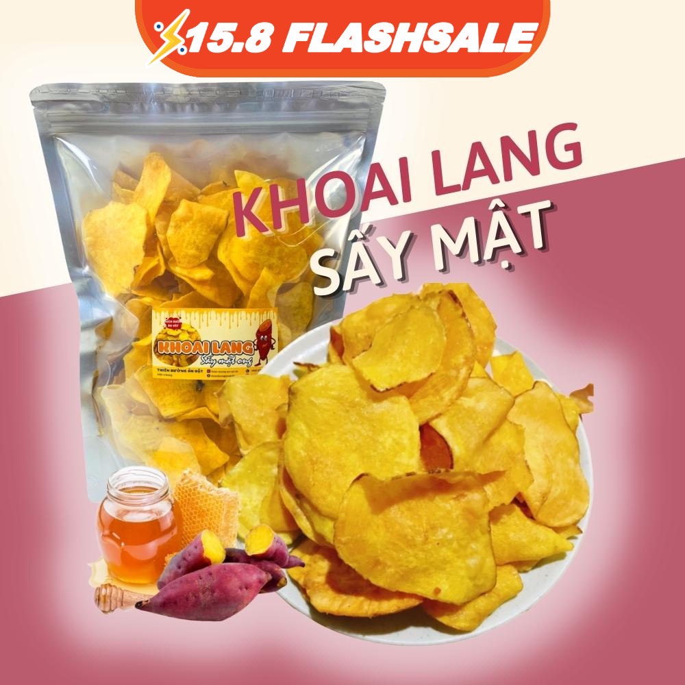 Khoai Lang Sấy Mật Ong Túi 300g , Khoai Lang Đà Lạt Sấy Mật Ong, Thơm, Ngon Giòn Rụm [ship hỏa tốc Hà Nội]