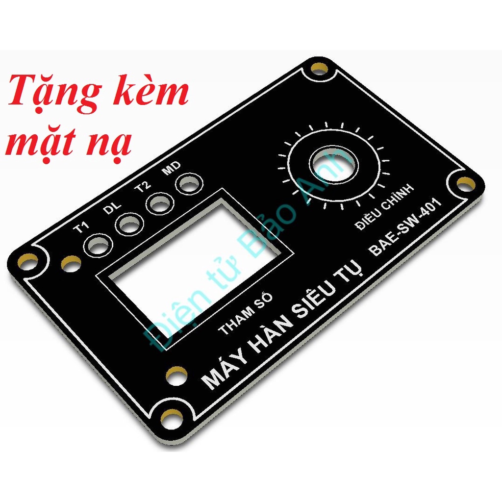 Mạch timer xung kép BAE-SW401 cho máy hàn cell pin dùng siêu tụ