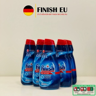 Gel rửa bát đậm đặc Finish All in 1 Max Shine & Protect - Chai 650ml  [RỬA SẠCH MẠNH MẼ] Ean 5997321732824