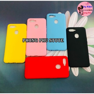 Ốp Lưng Silicon Oppo A5s / A7 Gồm 5 Màu Tùy Chọn: Đỏ, Đen, Xanh Blue, Hồng, Vàng