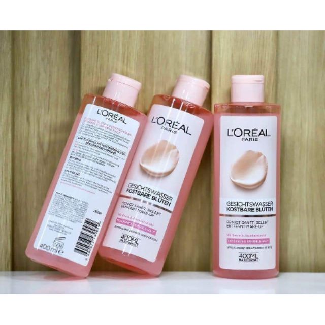 Nước hoa hồng Loreal cho da khô và nhạy cảm mẫu mới nhất, xách tay Đức