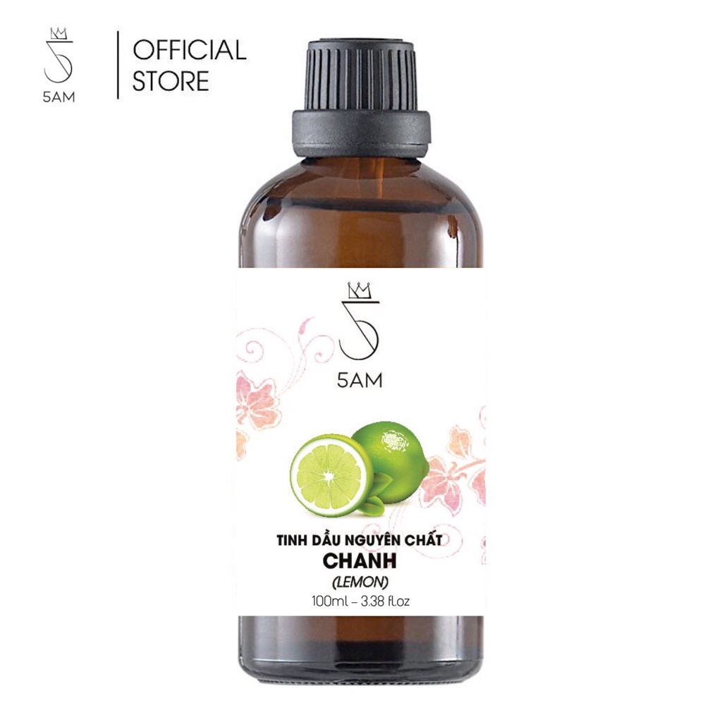 [CHAI LỚN] Tinh dầu Vỏ chanh Ấn Độ 100ml | 5AM Store