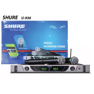 BỘ MICRO KARAOKE SHURE U-930 UHF CỰC HAY