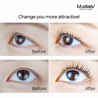 Mascara chống thấm nước MUSTAEV FIX-LASTING POWERPROOF MASCARA 7ml