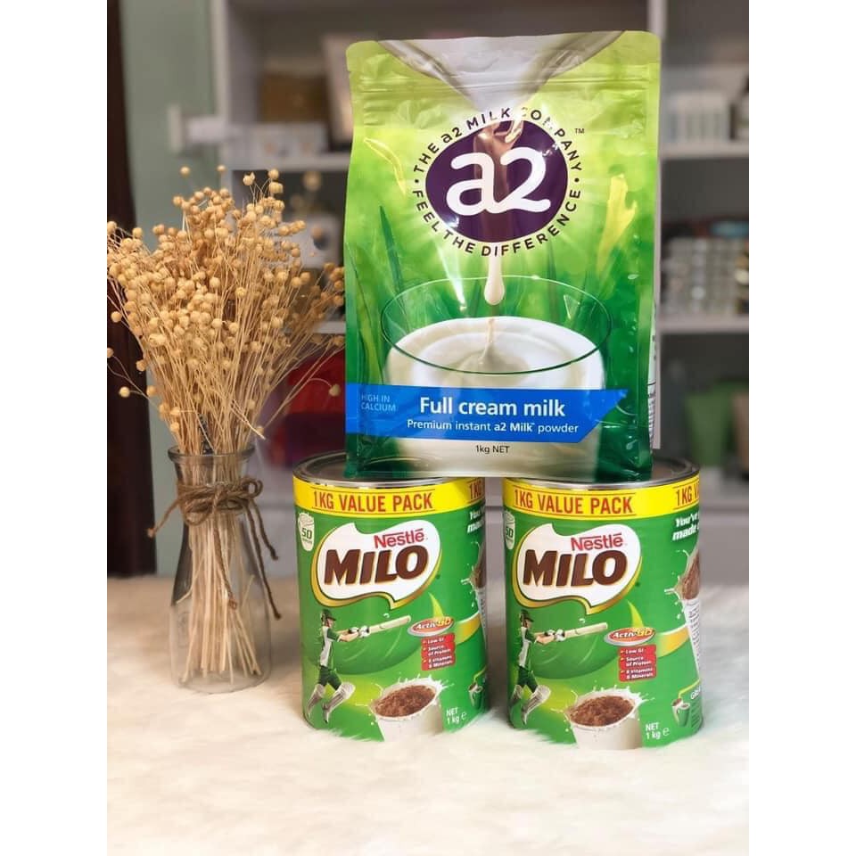 Sữa A2 và Sữa Milo Úc