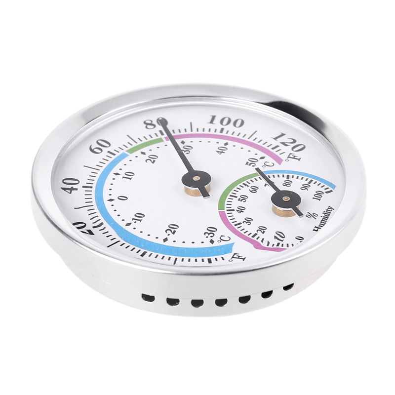 Đồng Hồ Đo Nhiệt Độ Và Độ Ẩm Màn Hình Hiển Thị Đường Kính Cơ 2 Inch 1 Màu Xanh Lá Cây
