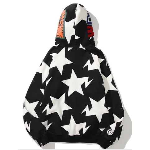 Mới Áo Khoác Hoodie BAPE Họa Tiết Rằn Ri