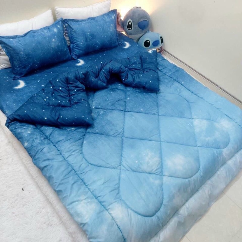 Sét chăn phao 5 món giá xưởng hàng sẵn, ảnh chụp thật