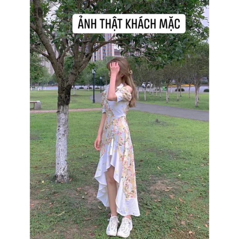 VÁY XẺ TÀ PHIÊN BẢN ROSE BACK PINK