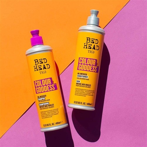 Bộ Dầu Gội & Xả Chăm Sóc Tóc Nhuộm Tigi Bed Head Colour Goddess Chính Hãng - 400ml