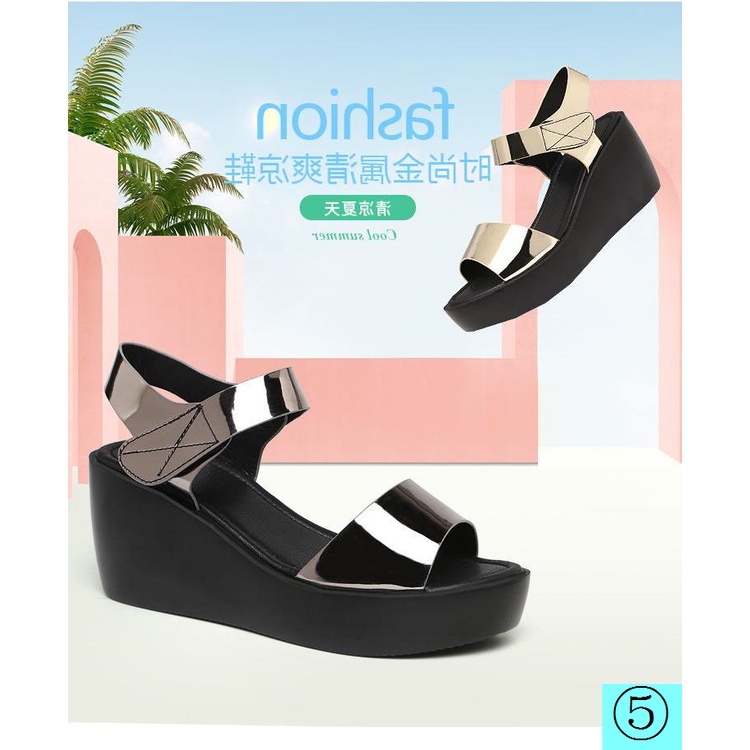 Giày Sandal Philippine Đế Xuồng Dày Chống Thấm Nước Thời Trang Mùa Hè 2022 Cho Nữ