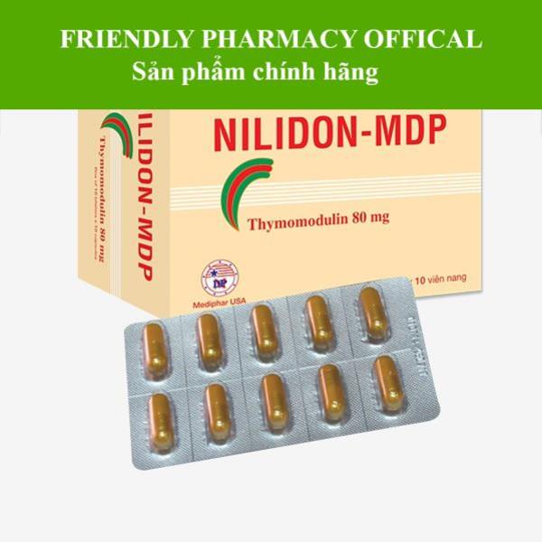 Nilidon MDP – Hỗ trợ giảm viêm đường hô hấp, tăng cường miễn dịch (Hộp 100 viên)