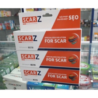 Kem trị sẹo [ Mẫu mới] ScarZ 12g (sẹo lồi, sẹo lõm, sẹo phì đại, vết rạm to)