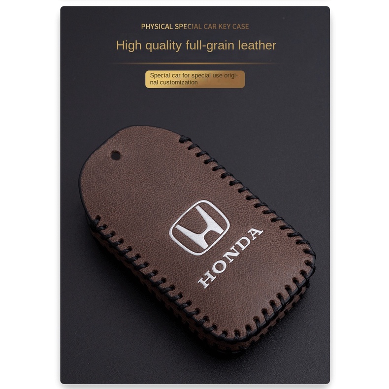 Ốp Da Bảo Vệ Chìa Khóa Xe Hơi Honda XRV Civic CRV Accord CITY Hrv