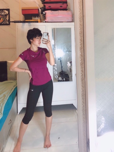 ÁO THUN CỌC TAY GYM,YOGA,THỂ THAO