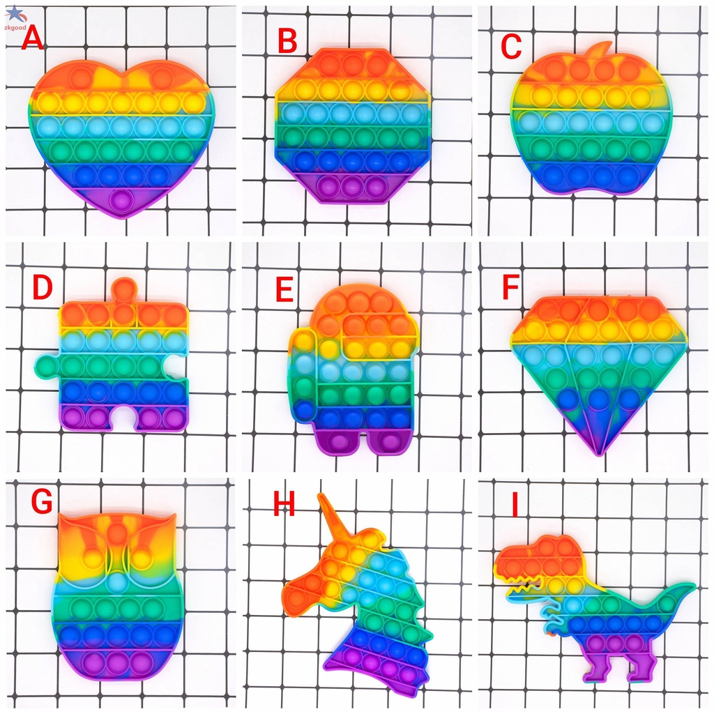 Đồ chơi thư giãn Pop it giải trí thông minh giảm căng thẳng hiệu quả cho người lớn và trẻ em