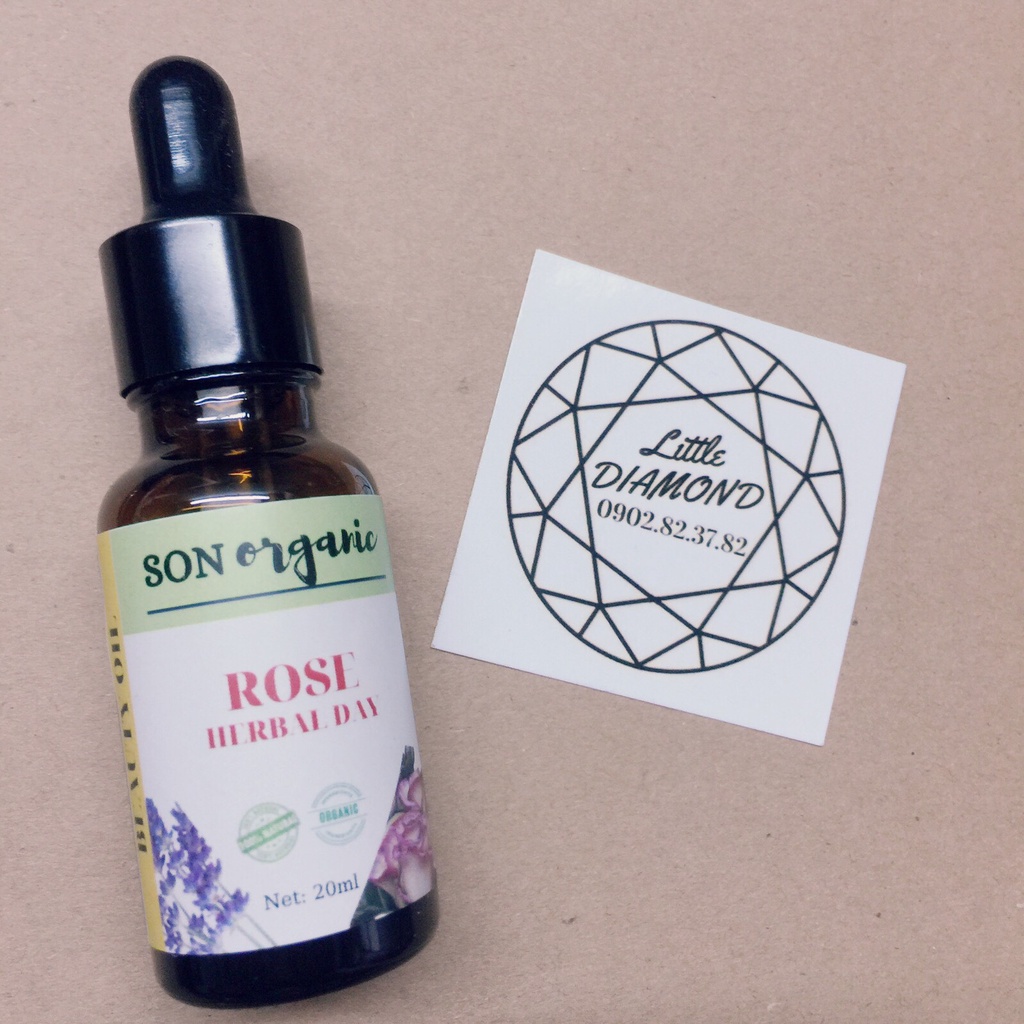 [100% thiên nhiên] Tinh dầu ngừa thâm và hồng ti, nách, bẹn, vùng kín chiết xuất từ thiên nhiên Rose herbal day 20ml | BigBuy360 - bigbuy360.vn