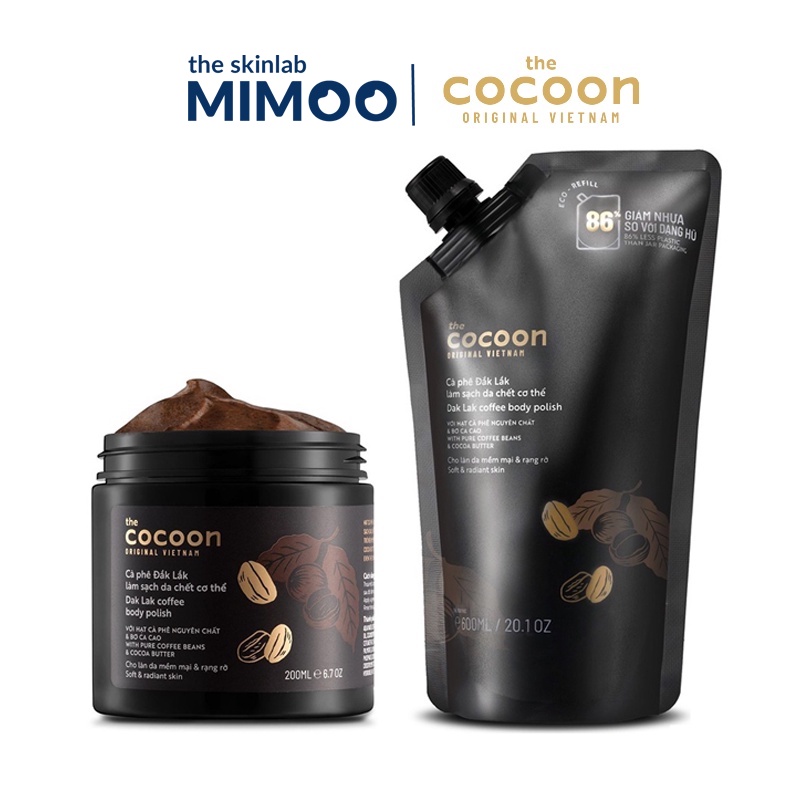 Cà Phê Đắk Lắk Làm Sạch Da Chết Cơ Thể Cocoon Coffee Body Polish