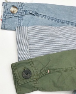 Áo khoác denim bé gái Carter