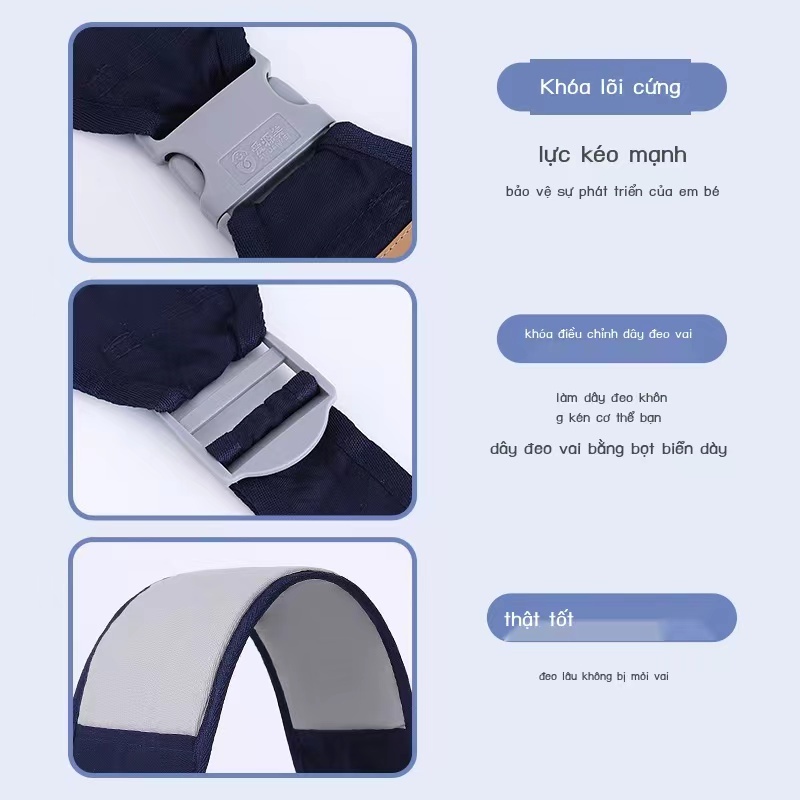 Địu em bé - địu cho bé,Đai Địu Em Bé Phía Trước Ngang Hông Siêu Nhẹ,cho bé 3 - 36 tháng【MY-BDWH/F】