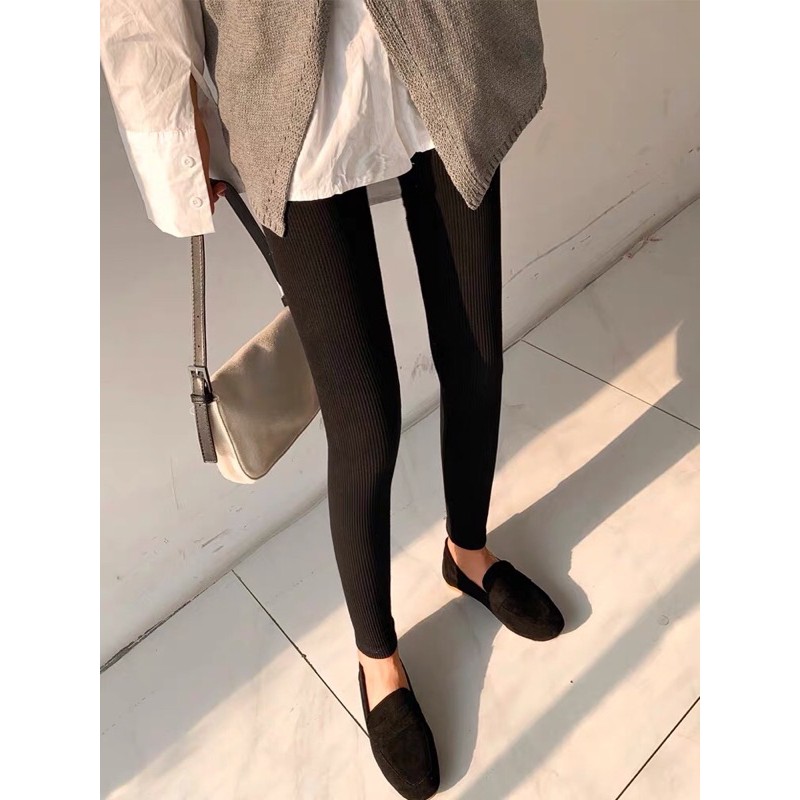 QUẦN LEGGING THUN GÂN DÀY DẶN