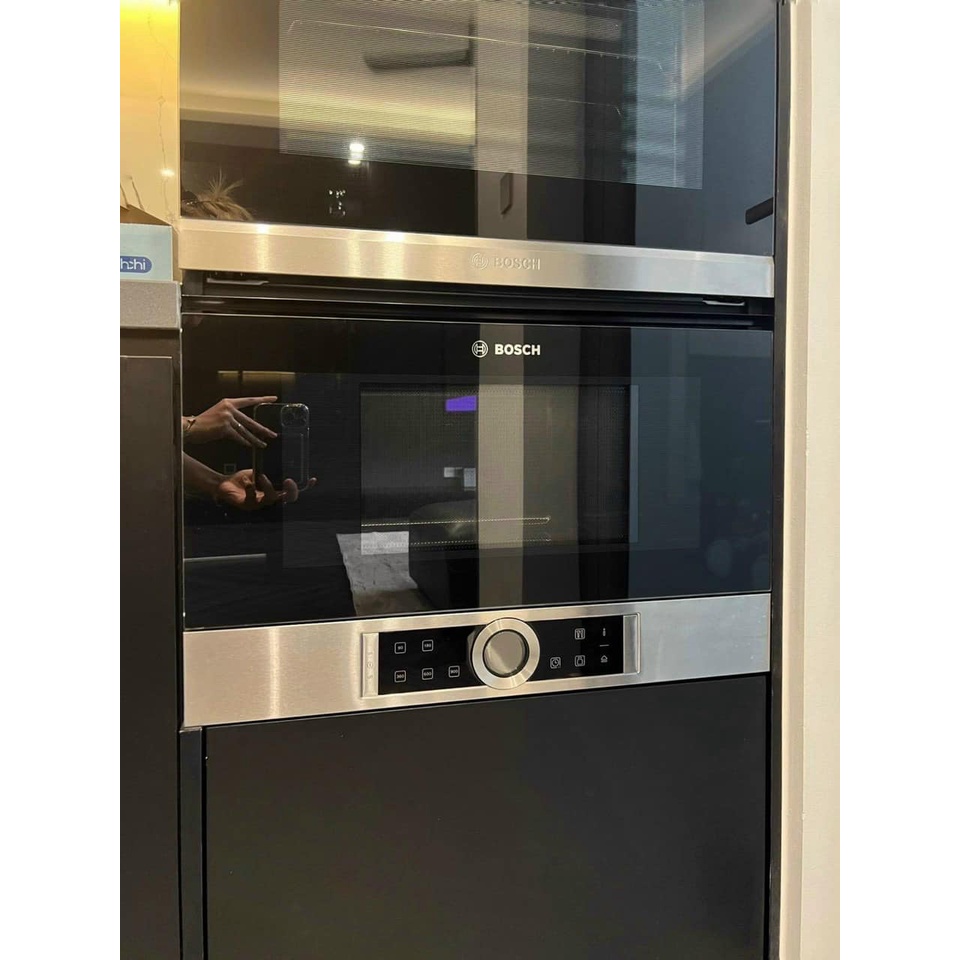 Lò vi sóng âm tủ BOSCH BFL634GS1 serie 8