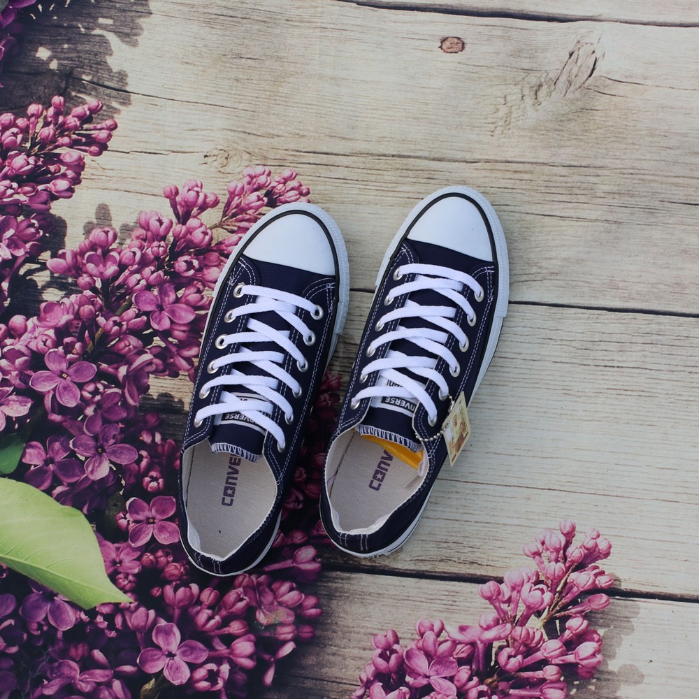 Giày CVS Xanh Đậm Nam Cổ Thấp (tặng kèm 3 đôi tất) | BigBuy360 - bigbuy360.vn