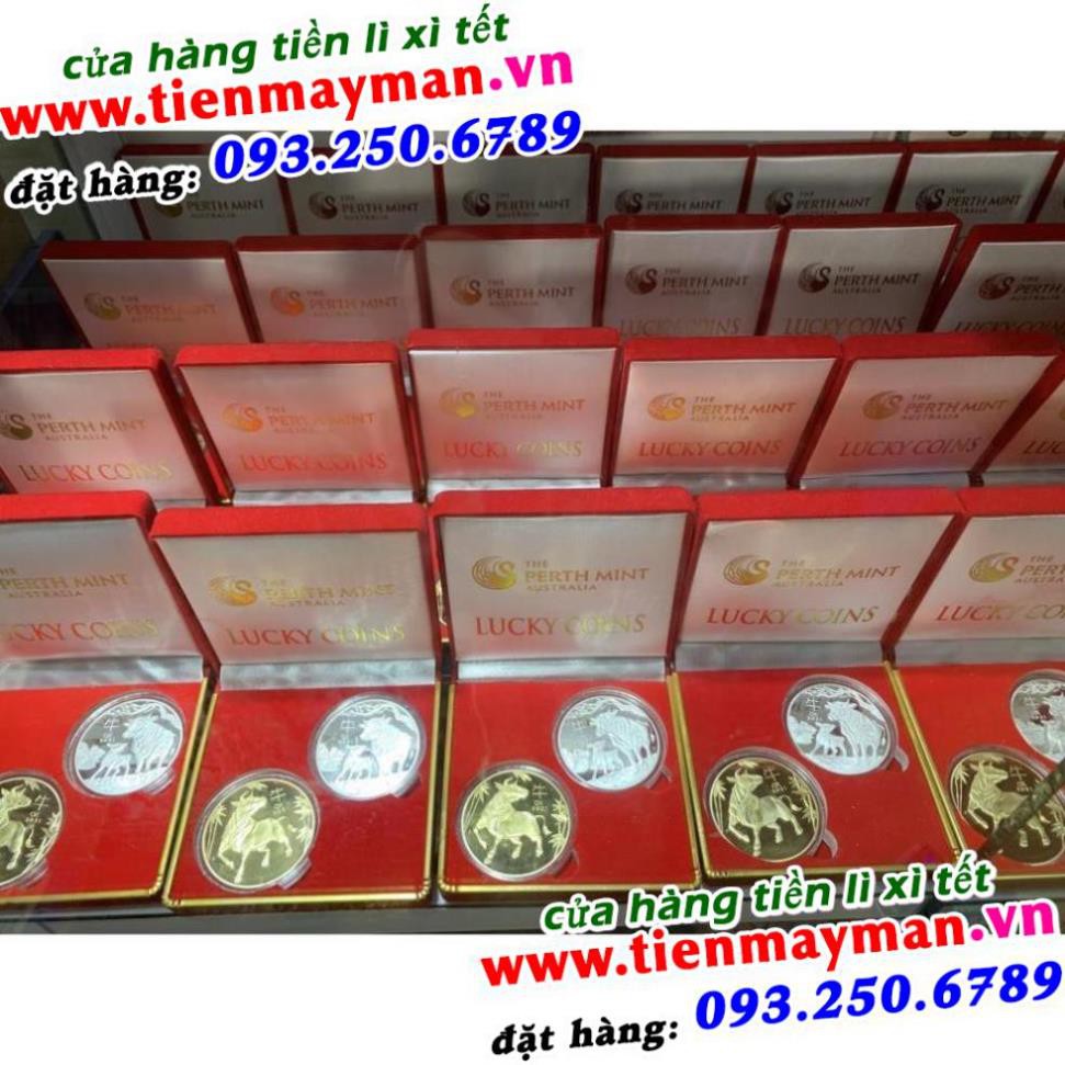 [FREE SHIP] Cặp Xu Úc Hình Con Trâu Tết 2021